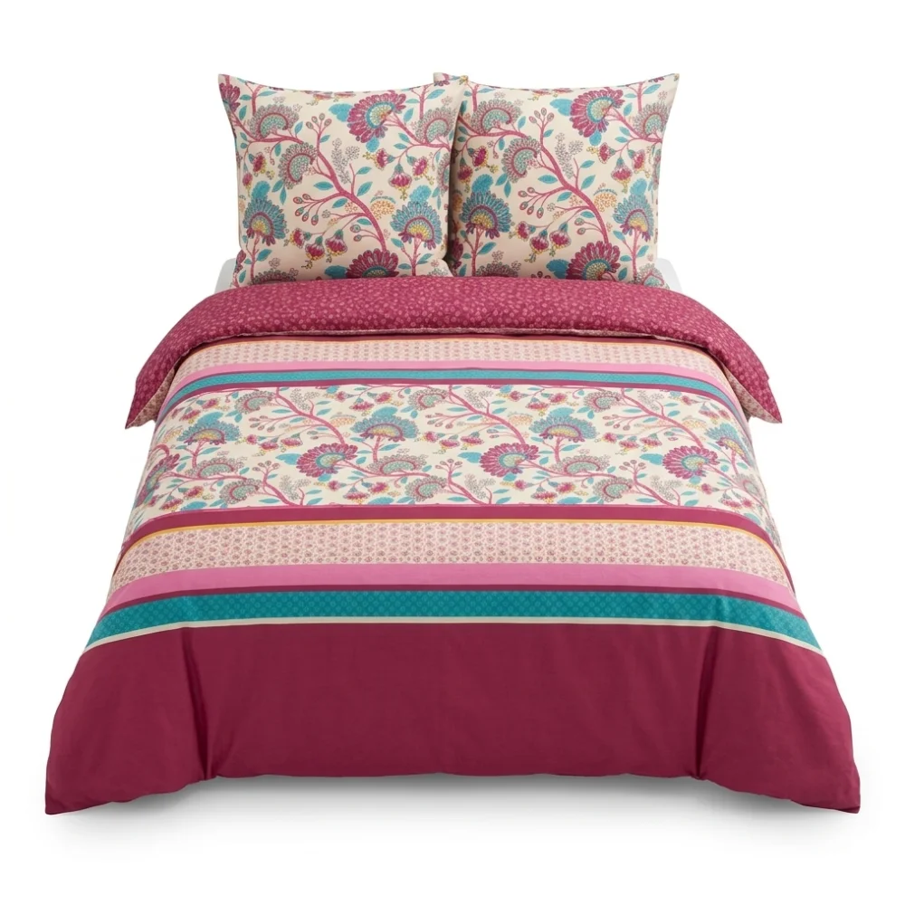 AI Generated Product Image PARURE DE LIT 140X200 CM EN COTON 57 FILS – Image 1