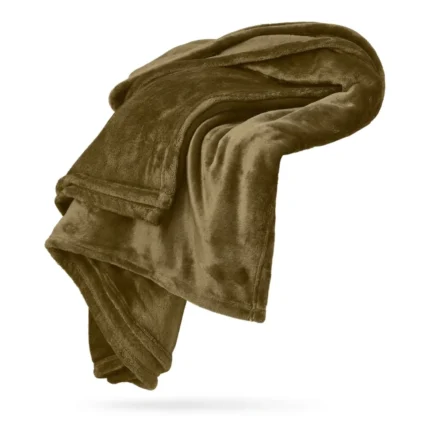 PLAID XL 150X200 CM MICROPLUSH - BRONZE
