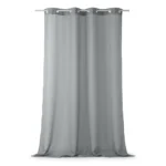 RIDEAU 140X240 CM EN POLYESTER - ACIER