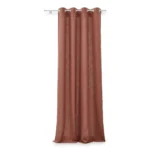 RIDEAU 140X240 CM EN COTON - TERRACOTTA