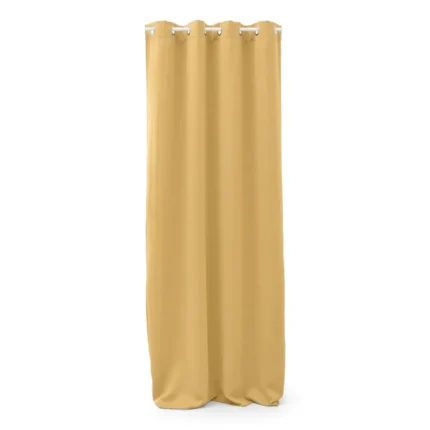RIDEAU 140X240 CM EN POLYESTER - OCRE