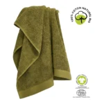 SERVIETTE DE BAIN 50X90 CM EN COTON BIO - BRONZE