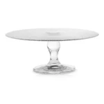 PLAT DE SERVICE EN VERRE