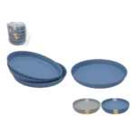 LOT DE 4 ASSIETTES 18,5 CM