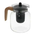 THÉIÈRE 1,5 L EN VERRE AVEC ANSE EN BOIS