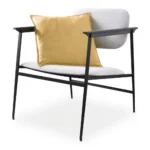 COUSSIN 45X45 CM EN COTON - OCRE