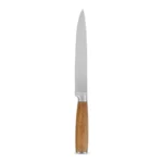 COUTEAU À TRANCHER EN INOX ET ACACIA