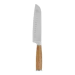 COUTEAU SANTOKU EN INOX ET ACACIA