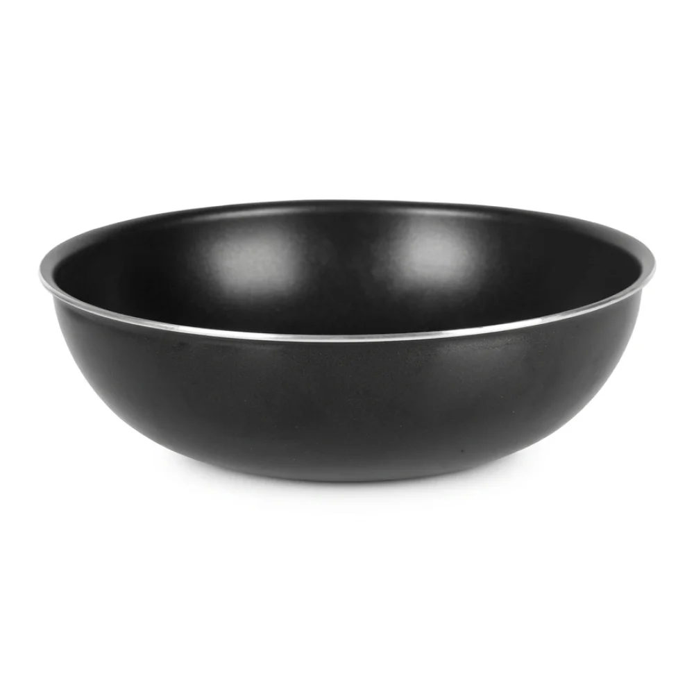 AI Generated Product Image WOK 28 CM EN ALUMINIUM - NOIR – Image 1