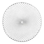 SET DE TABLE ROND 38 CM - ARGENTÉ