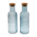 BOUTEILLE 1 L EN VERRE - BLEU