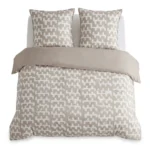 PARURE HOUSSE DE COUETTE 260X240 CM + 2 TAIES EN 100% COTON