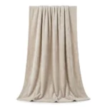 PLAID XL 150X200 CM EN MICROPLUSH - BEIGE