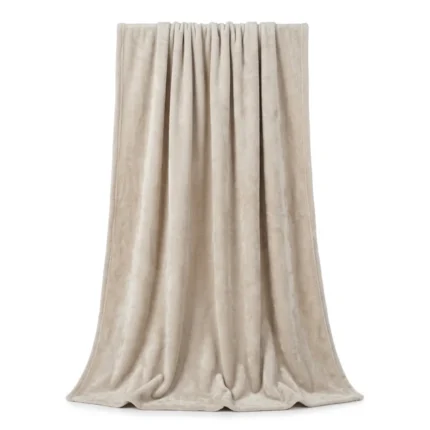 PLAID XL 150X200 CM EN MICROPLUSH - BEIGE