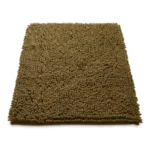 TAPIS DE BAIN 80X50 CM À MÈCHES EN POLYESTER - BRONZE