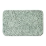 TAPIS DE BAIN 80X50 CM À MÈCHES EN POLYESTER - CÉLADON