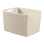 BAC DE RANGEMENT 20 L EN JUTE - BEIGE