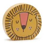 TIRELIRE LION EN MDF - OCRE
