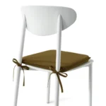 GALETTE DE CHAISE 38X38 CM EN POLYESTER - BRONZE