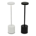 LAMPE LED TACTILE 34 CM - NOIR/BLANC