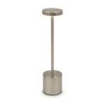 LAMPE LED TACTILE 34 CM - ARGENTÉ