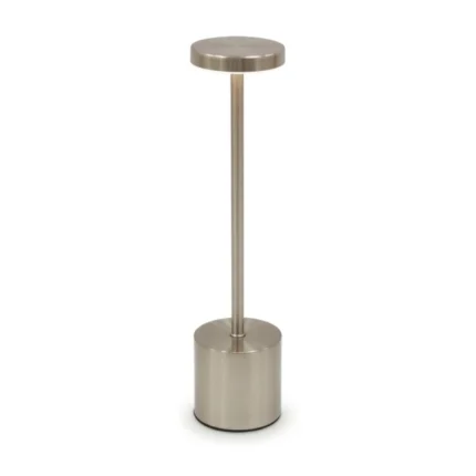 LAMPE LED TACTILE 34 CM - ARGENTÉ