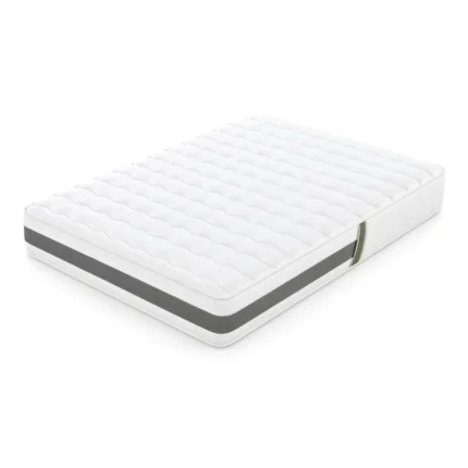 MATELAS 160X200 CM RESSORTS ENSACHÉS TISSU RAFRAÎCHISSANT ÉPAISSEUR 25 CM - BLANC