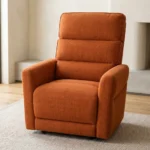 FAUTEUIL RELAX ÉLECTRIQUE EN TISSU - ORANGE
