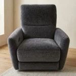 FAUTEUIL RELAX ÉLECTRIQUE EN TISSU - GRIS FONCÉ