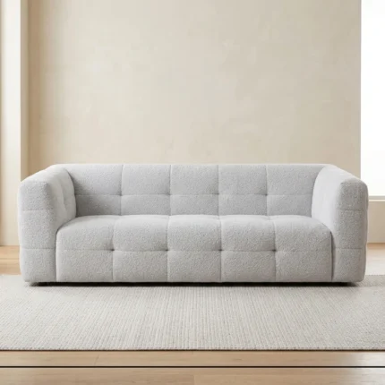 CANAPÉ 3 PLACES EN TISSU - BEIGE