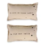 COUSSIN RECTANGULAIRE 30X50 CM - MULTICOLORE