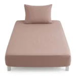DRAP HOUSSE 90 X 190 CM - 100% COTON - DES SABLES