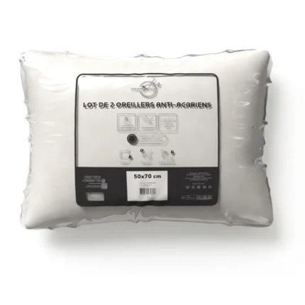 OREILLERS 50 X 70 CM EN LOT DE 2