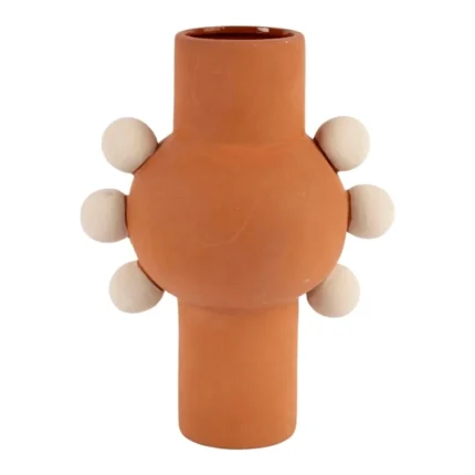 VASE MADERIA TERRACOTTA 16X9,5XH20,5 CM