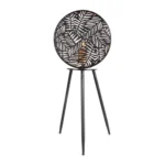 LAMPE DE TABLE - NOIR ET DORÉ
