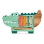 XYLOPHONE CROCODILE EN BOIS - VERT