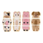 LOT DE 4 PUZZLES MAGNÉTIQUES FERME