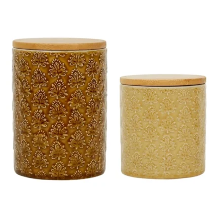 LOT DE 2 POTS GOLDEN D10XH13 CM
