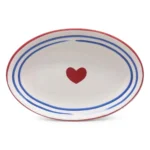PLAT OVALE CÉRAMIQUE 30,2X24,6 CM