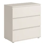 COMMODE 3 TIROIRS  - BLANC