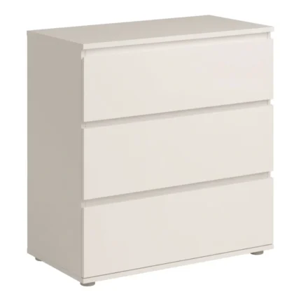 COMMODE 3 TIROIRS  - BLANC