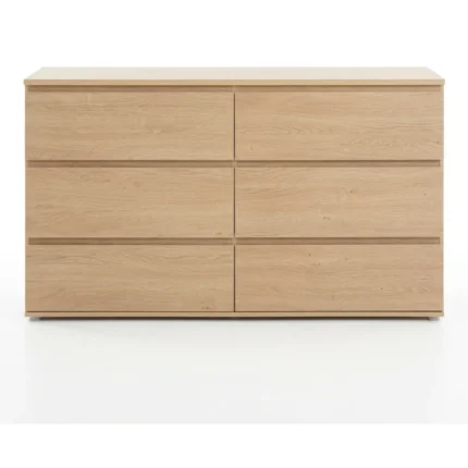 COMMODE 6 TIROIRS - CHENE