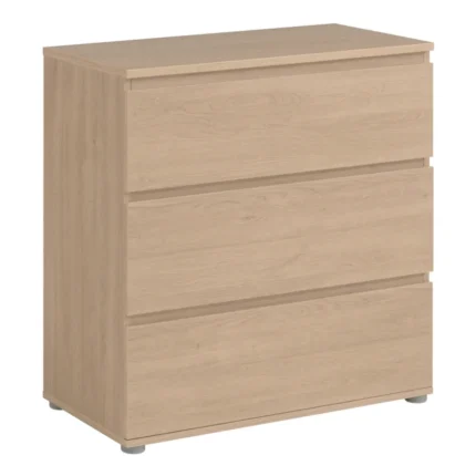 COMMODE  3 TIROIRS-CHENE