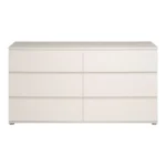 COMMODE 6 TIROIRS - BLANC