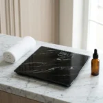PÈSE-PERSONNE ÉLECTRONIQUE 180 KG VERRE TREMPÉ ÉCRAN LCD - NOIR - TECHWOOD