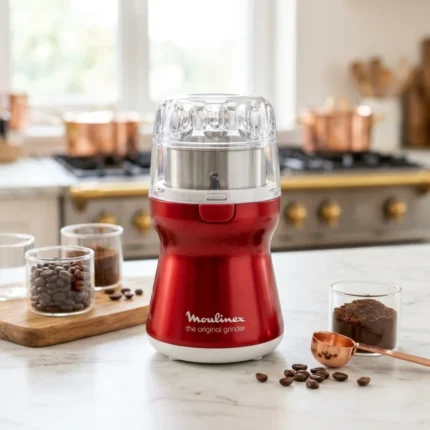 MOULIN À CAFÉ ÉLECTRIQUE 180 W 50 G - ROUGE - MOULINEX