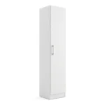 ARMOIRE 1 PORTE MULTRIFONCTION - BLANC