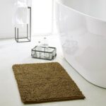 TAPIS DE BAIN 80X50 CM À MÈCHES EN POLYESTER - BRONZE – Image 2