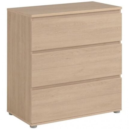 COMMODE  3 TIROIRS-CHENE