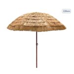 PARASOL EN PAILLE 220 CM – Image 2